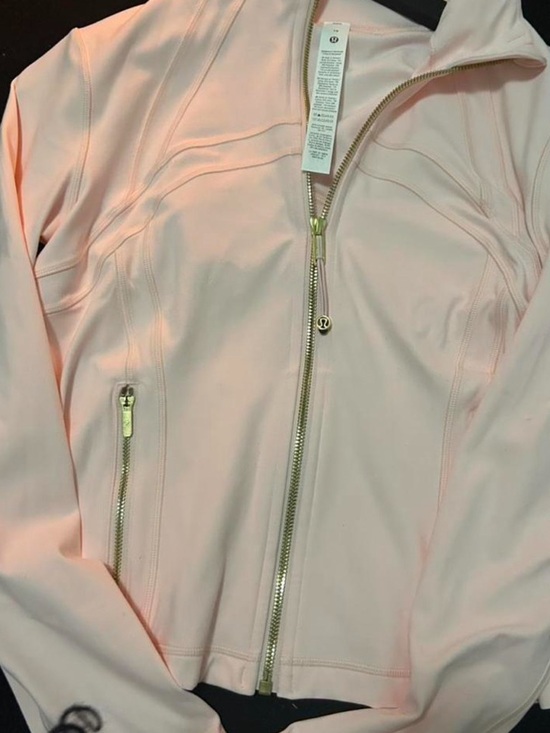 lululemon athletica Light Pink Zip Jacket with Gold Zippers - Picture 2 of 4